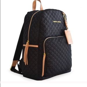 Adrienne vittadini quilted bookbag